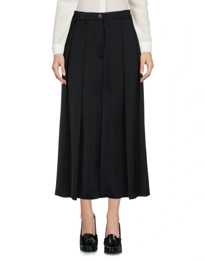 Shop Mcq By Alexander Mcqueen Cropped Pants & Culottes In Black