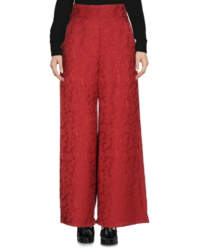 Shop Sid Neigum Casual Pants In Red