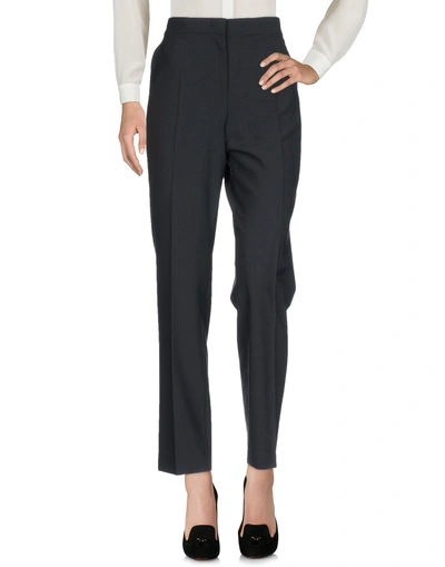 Shop Alberta Ferretti Woman Pants Black Size 4 Polyester, Virgin Wool, Other Fibres
