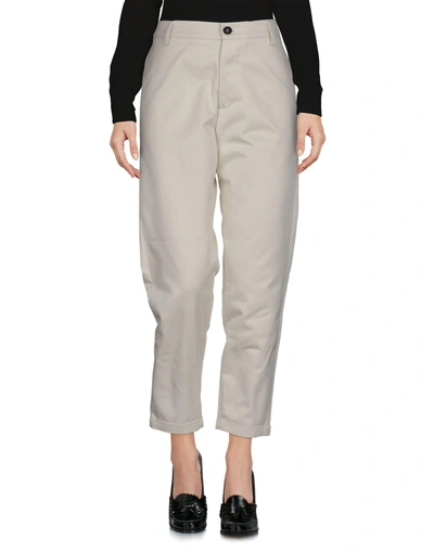 Shop Barena Venezia Casual Pants In Ivory