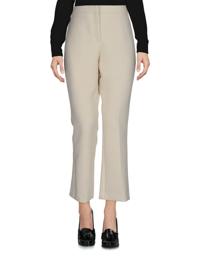Shop Theory Casual Pants In Ivory