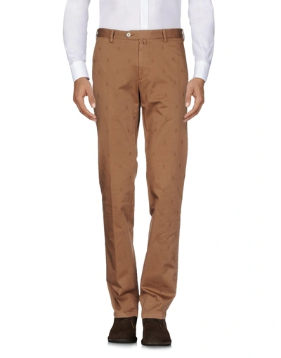 Shop Roda Man Pants Brown Size 38 Cotton, Elastane