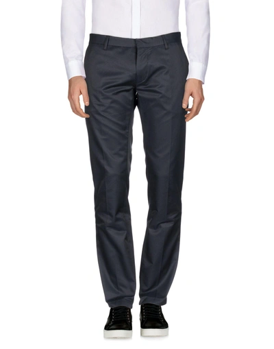 Shop Antony Morato Casual Pants In Dark Blue