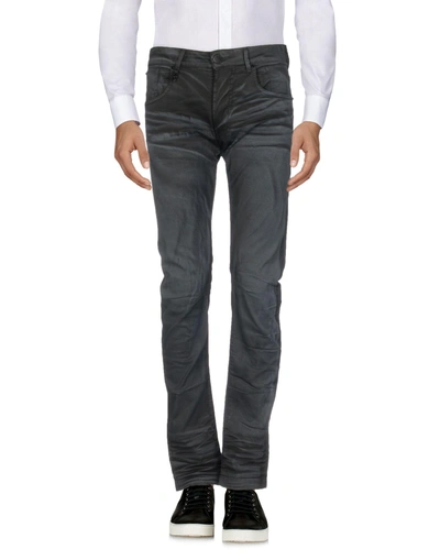 Shop Pierre Balmain Casual Pants In Steel Grey
