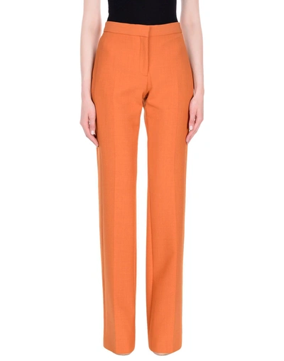 Shop Victoria Victoria Beckham Casual Pants In Orange