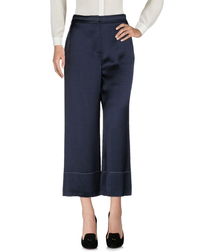 Shop Elizabeth And James Casual Pants In Dark Blue