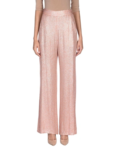 Shop Erin Fetherston Casual Pants In Pale Pink