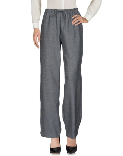Shop Wood Wood Woman Pants Lead Size 12 Polyester, Wool In Grey