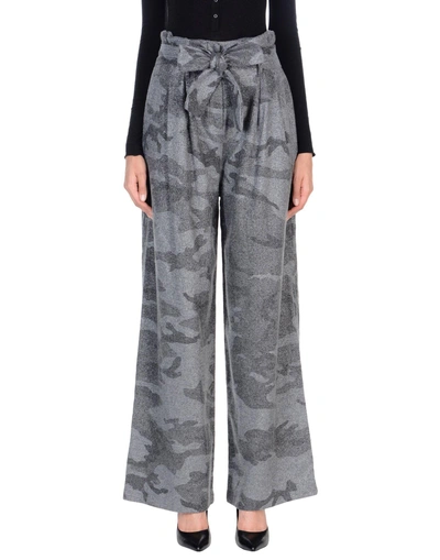 Shop Brand Unique Woman Pants Grey Size 2 Wool, Polyester, Polyamide