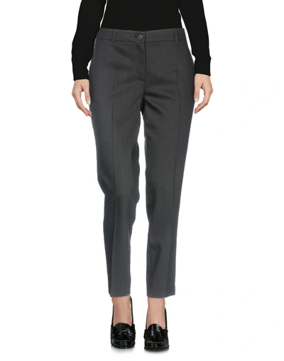 Shop Jil Sander Casual Pants In Steel Grey