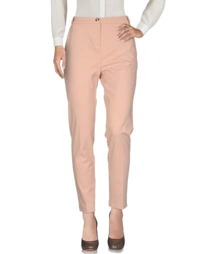 Shop Pinko Casual Pants In Pastel Pink