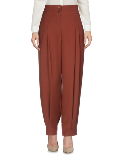 Shop Cacharel Casual Pants In Cocoa
