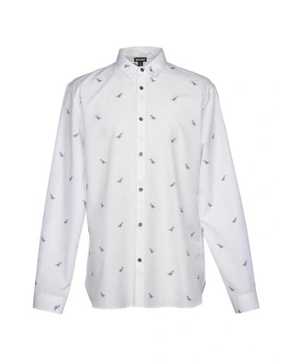 Shop Just Cavalli Patterned Shirt In White