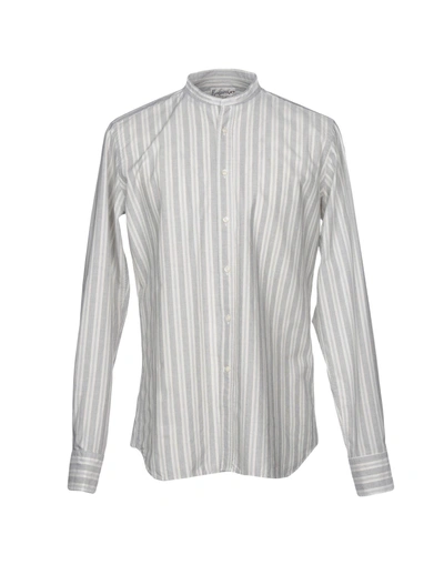 Shop Bevilacqua Shirts In Light Grey