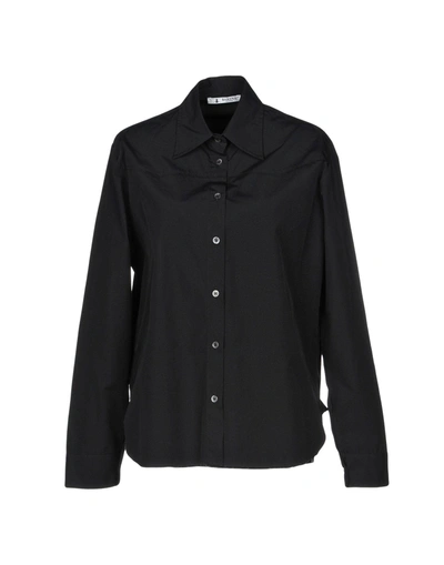 Shop Barena Venezia Solid Color Shirts & Blouses In Black