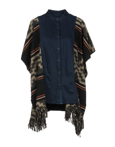 Shop Scotch & Soda Patterned Shirts & Blouses In Dark Blue
