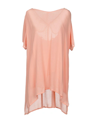 Shop Sundress Blouse In Salmon Pink