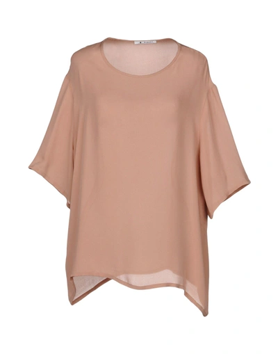 Shop Barena Venezia Blouses In Light Brown