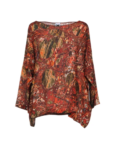 Shop M Missoni Blouse In Red