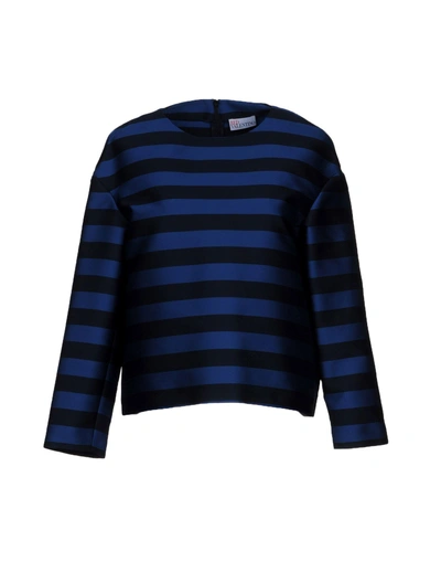 Shop Red Valentino Blouse In Blue