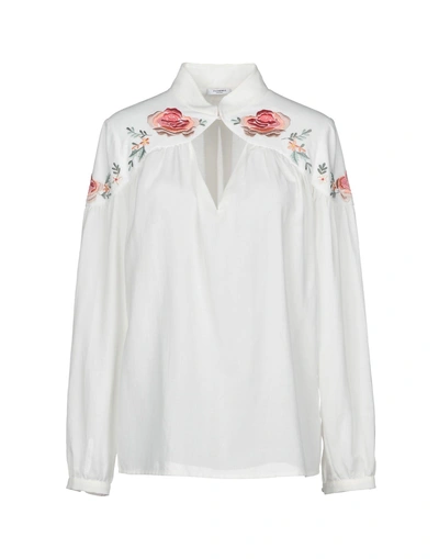 Shop Vilshenko Blouse In Ivory