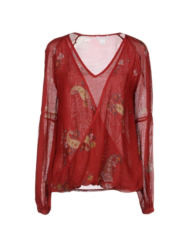 Shop Intropia Blouse In Red