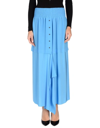 Shop Mafalda Von Hessen Midi Skirts In Blue
