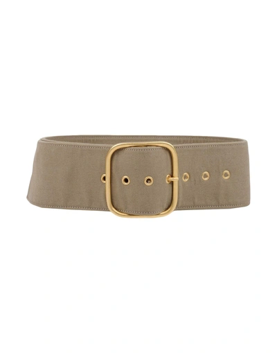 Shop Monse High-waist Belt In Military Green