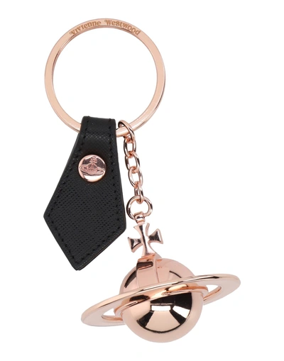 Shop Vivienne Westwood Key Ring In Black