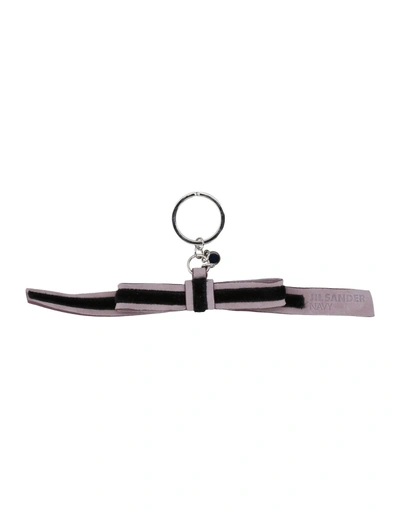 Shop Jil Sander Key Ring In Lilac