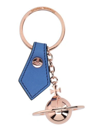 Shop Vivienne Westwood Key Ring In Blue