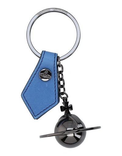 Shop Vivienne Westwood Key Ring In Blue