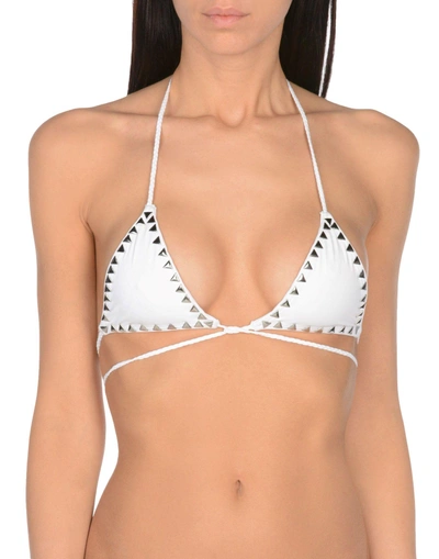Shop Same Swim Bikini Tops In White