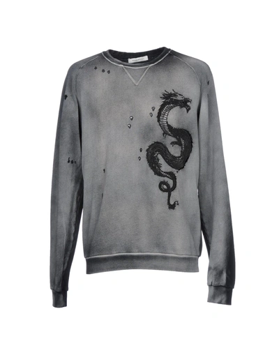 Shop Pierre Balmain Sweatshirts In Grey