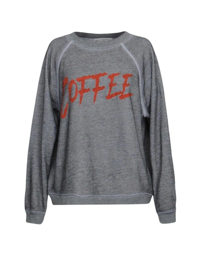 Shop Wildfox Sweatshirts In Grey