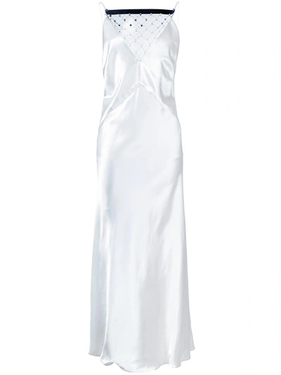 Shop Christopher Esber Shift Metallic Dress - White