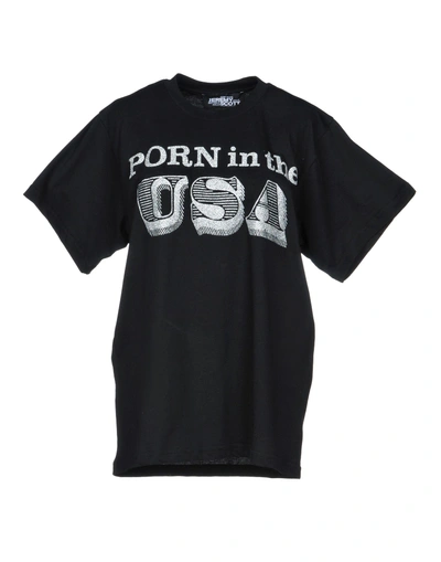 Shop Jeremy Scott Woman T-shirt Black Size Xs Cotton