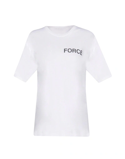 Shop Anrealage T-shirt In White