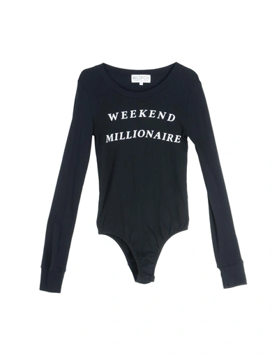 Shop Wildfox T-shirt In Black