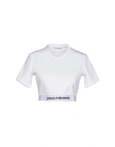 Shop Paco Rabanne T-shirt In White