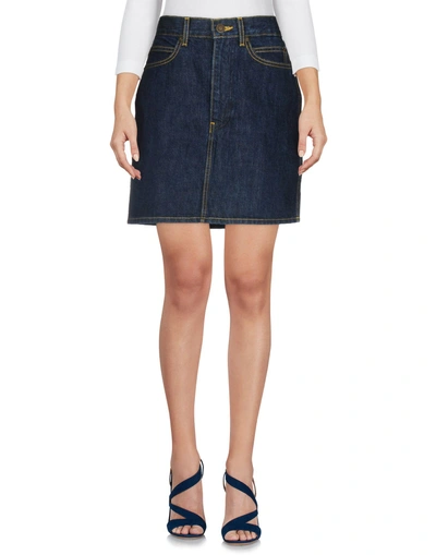 Shop Calvin Klein Jeans Est.1978 Denim Skirt In Blue
