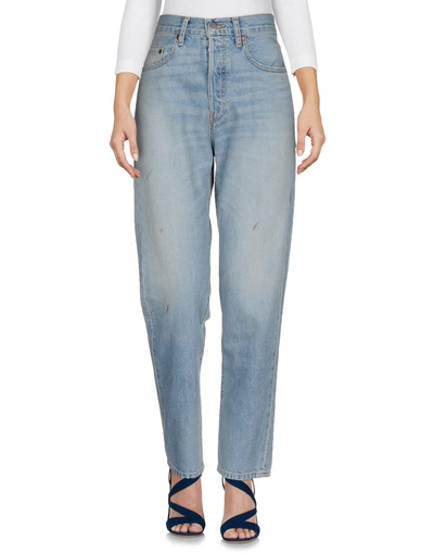 Shop Elizabeth And James Denim Pants In Blue