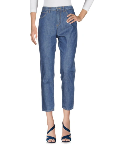 Shop Ps By Paul Smith Denim Pants In Blue