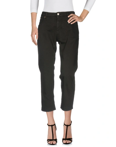 Shop Mm6 Maison Margiela Denim Pants In Black