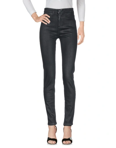 Shop Acynetic Denim Pants In Black