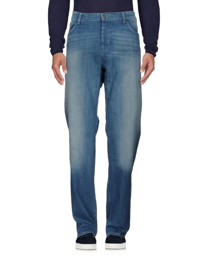 Shop 7 For All Mankind Denim Pants In Blue