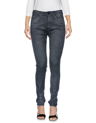 Shop Love Moschino Denim Pants In Black