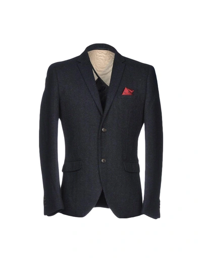 Shop Suit Blazer In Dark Blue