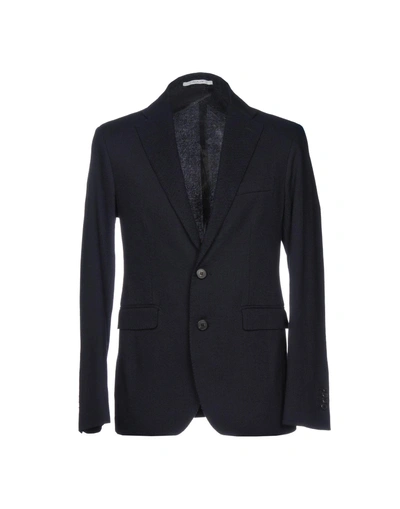 Shop Aglini Blazer In Dark Blue