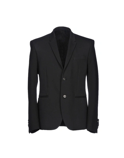 Shop Versace Blazer In Black